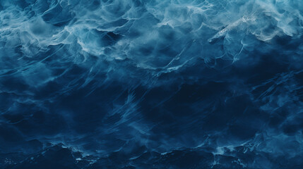 Fototapeta na wymiar Smoke background, Underwater world loop, Deep blue sea texture, Ai generated image