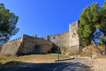 Fototapeta na wymiar old castle Berat Berati in Albania