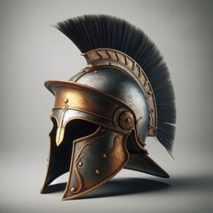 medieval knight greek spartan gladiator helmet - obrazy, fototapety, plakaty