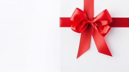bright red ribbons tied in a bow on white background --ar 16:9 --style raw --v 5.2 Job ID: 45683a2e-d7d0-4d8d-a3d0-81f77460e09d