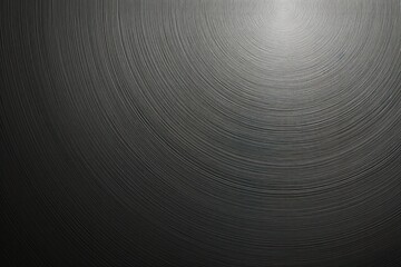 Pewter round gradient. Digital noise, grain texture 