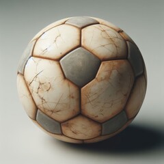 old soccer ball
