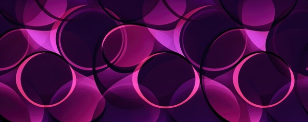 Plum repeated circle pattern 