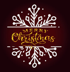 Merry Christmas celebration Christmas tree and Santa Claus Creative special art design - Vector
