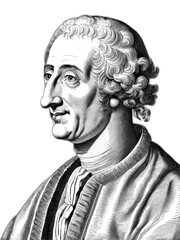 Portrait of Montesquieu, generative AI