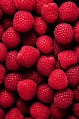 Raspberry repeated circle pattern