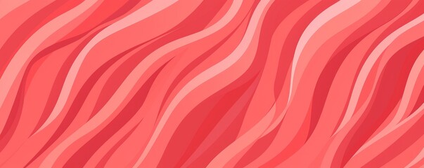 Red repeated soft pastel color vector art line pattern 