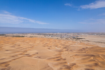 Awerial picture of Swakopmund city, Namibia