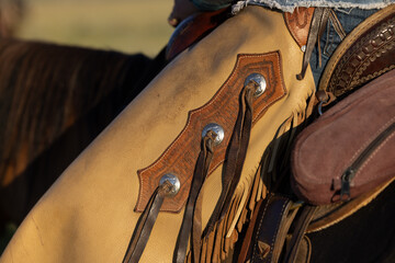Western cowboy details