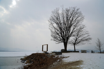 the winter scenery of Yangsu-ri