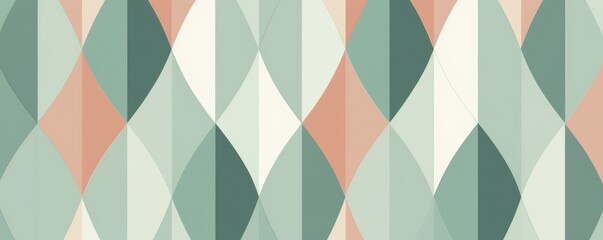 Sage repeated soft pastel color vector art geometric pattern