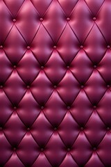Seamless light pastel burgundy diamond tufted upholstery background texture
