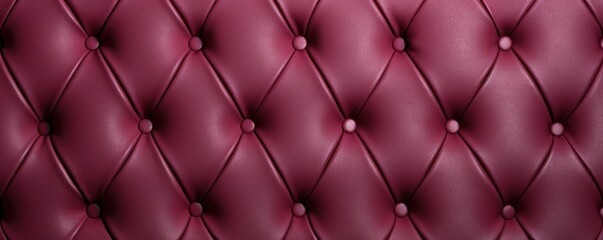 Seamless light pastel burgundy diamond tufted upholstery background texture 