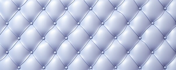 Seamless light pastel indigo diamond tufted upholstery background texture 
