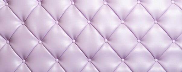 Seamless light pastel lilac diamond tufted upholstery background texture