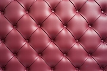 Seamless light pastel maroon diamond tufted upholstery background texture 