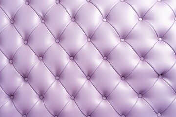 Seamless light pastel lavender diamond tufted upholstery background texture 
