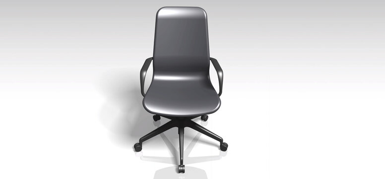 chair design background 3D illustration