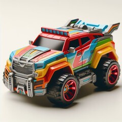 colorful toy car
