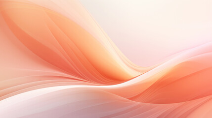 Color of the year. Silk fabric with a delicate peach color.