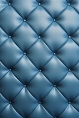 Seamless light pastel navy diamond tufted upholstery background texture 