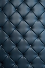 Seamless light pastel navy diamond tufted upholstery background texture 