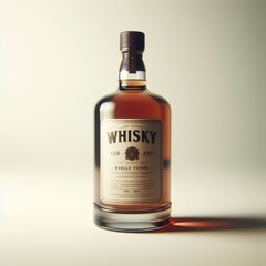 bottle of alcohol whiskey
