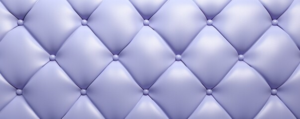 Seamless light pastel periwinkle diamond tufted upholstery background texture 