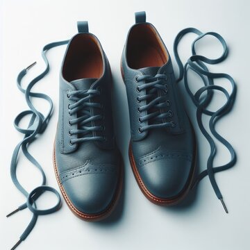 pair of  man shoes
