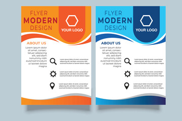 Creative corporate business flyer template,Corporate Business flyer template, Flyer Template Geometric shape used for business poster layout,business flyer template with minimalist layout,Graphic desi