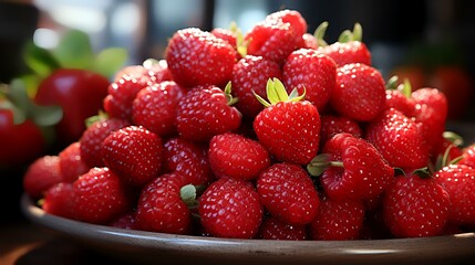 Fresh Strawberries - Delicious Red Fruits Culinary Delight

