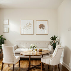 Naklejka na ściany i meble modern living room with table