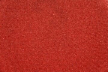 Red Rough fabric or burlap for background and design