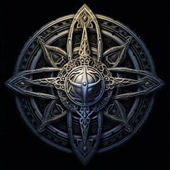 celtic cross ornament