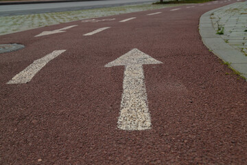 Obraz premium Traffic signs on the streets of Baku