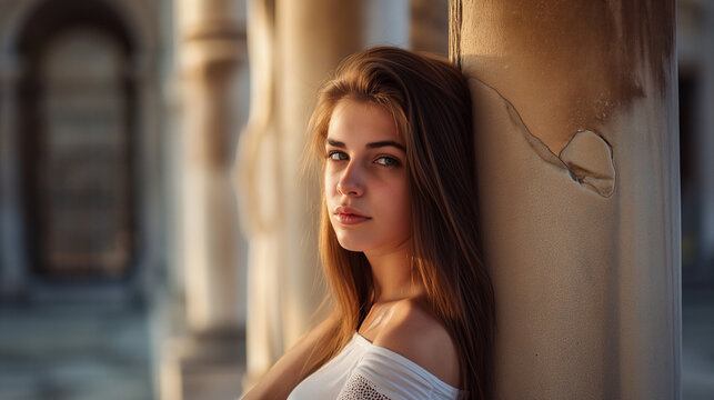 Beautiful ai portrait