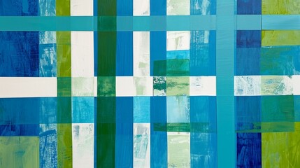 
blue green
Watercolor background, rectangular square geometric shapes
