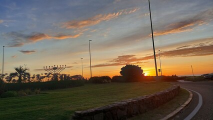 sunset in the city © Leticia