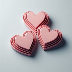 abstract valentine s day background with colorful hearts
