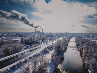 Winter in München