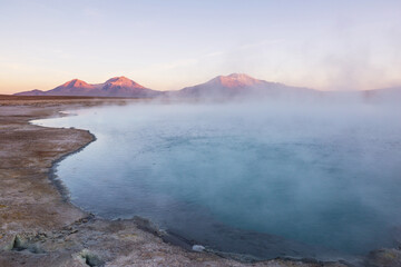Hot springs in Chile