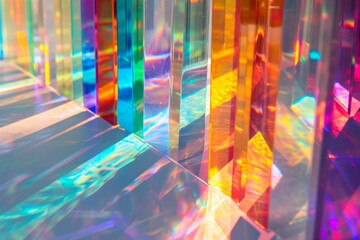 Beam through the glass, colorful, beautiful, background
