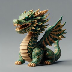 chinese dragon statue
