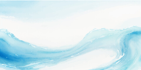 abstract soft blue and white abstract water color ocean wave texture background. Banner Graphic Resource as background for ocean wave and water wave abstract graphics	