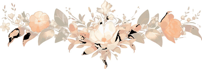 Elegant Watercolor Blossoms