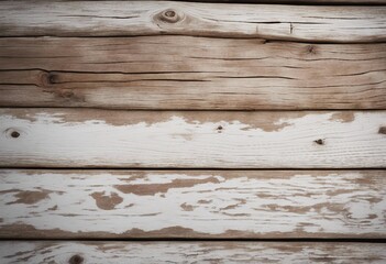 Old white painted exfoliate rustic bright light wooden texture wood background shabby