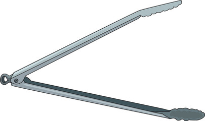 A pair of tongs illustration