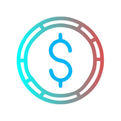 Obraz premium dollar sign icon 