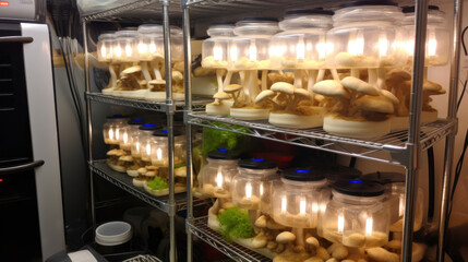 Mycelium Marvels in a Controlled Atmosphere