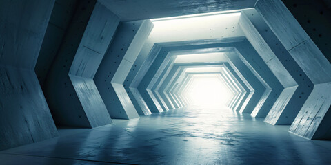 Fototapeta premium light in the tunnel